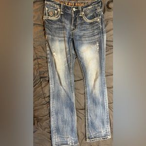 Men’s Rock Revival Alfred Straight jeans 32x32
